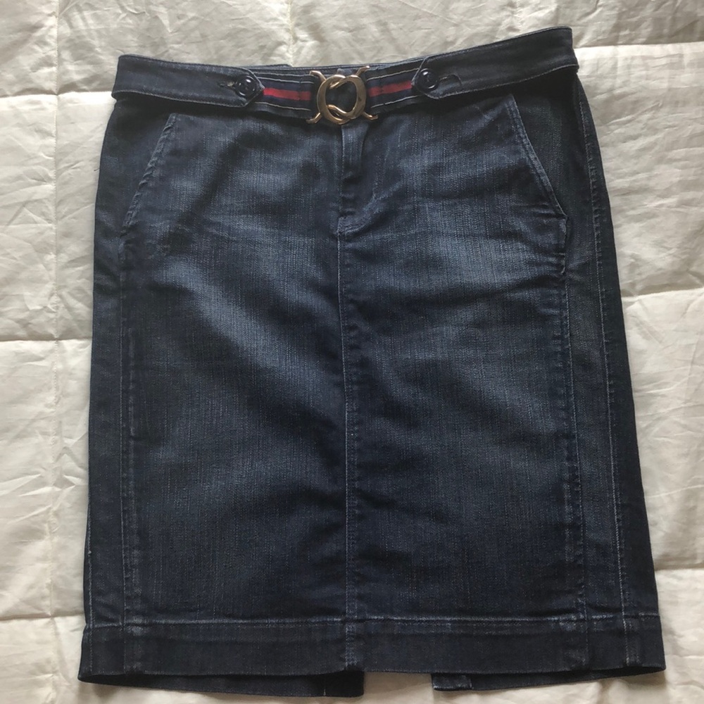 7 For All Mankind Denim Skirt (Size 28)